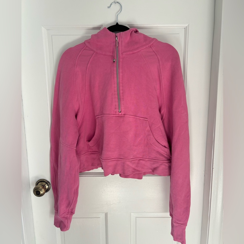 LuluLemon Cropped Scuba quarterzip